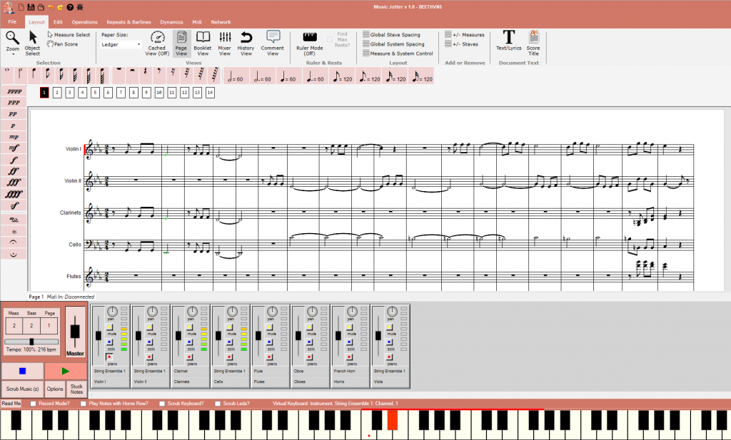 music jotter music notation software sheet music editor sheet music creation software